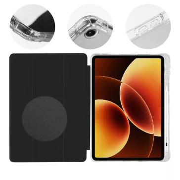   OBAL:ME MistyTab Xiaomi Pad 8 Pro / 8 / 7 Pro / Pad 7 oldalra nyíló, kitámasztható tok, fekete