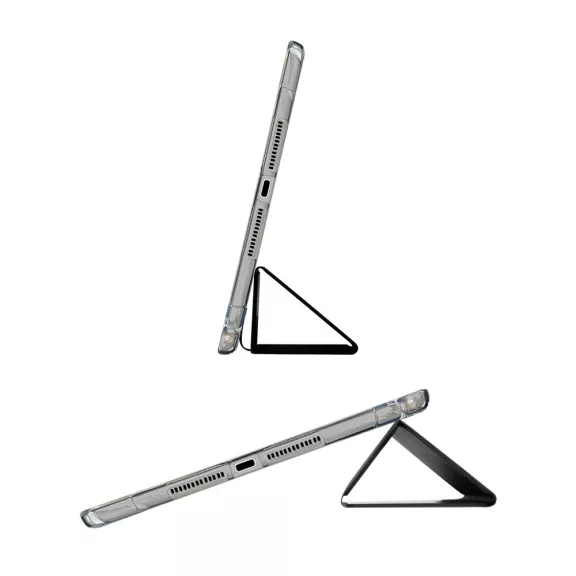 OBAL:ME MistyTab Xiaomi Pad 8 Pro / 8 / 7 Pro / Pad 7 oldalra nyíló, kitámasztható tok, fekete