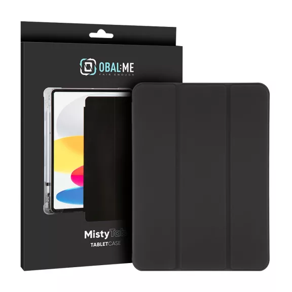 OBAL:ME MistyTab Xiaomi Pad 8 Pro / 8 / 7 Pro / Pad 7 oldalra nyíló, kitámasztható tok, fekete