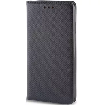   Xiaomi Redmi Note 9 / Redmi 10X 4G, Oldalra nyíló tok, stand, Smart Magnet, fekete