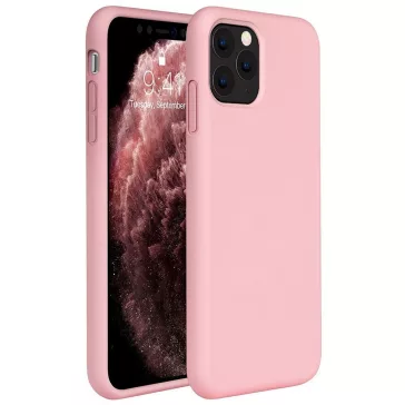   Xiaomi Redmi Note 9 / Redmi 10X 4G, Szilikon tok, Wooze Liquid Silica Gel, rózsaszín