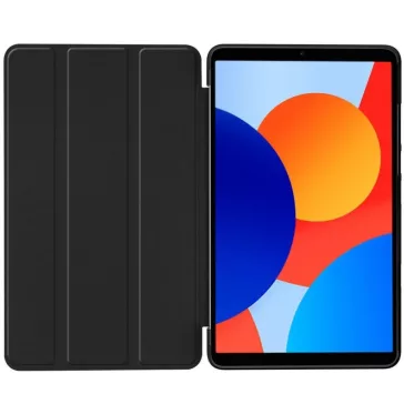   Xiaomi Redmi Pad SE (8.7), mappa tok, Trifold, Tech-Protect SmartCase, fekete