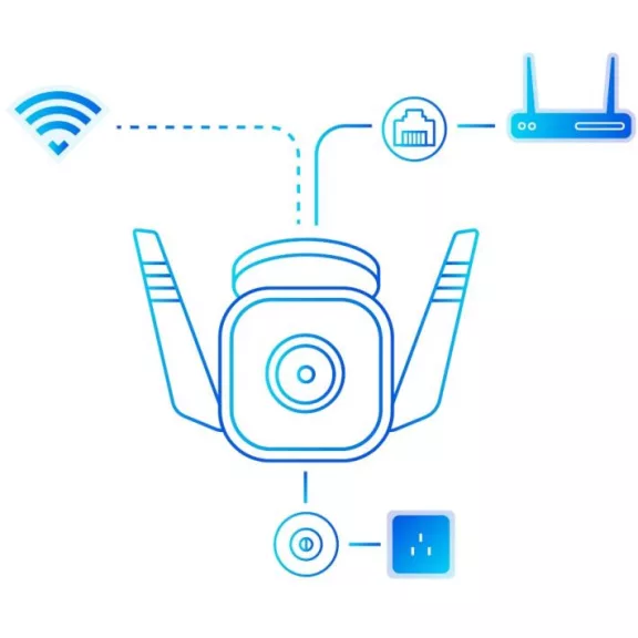 TP-Link TAPO C310 kültéri biztonsági WiFi kamera