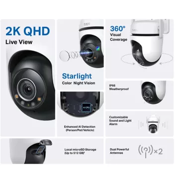 Tp-link TAPO C520WS biztonsági kamera