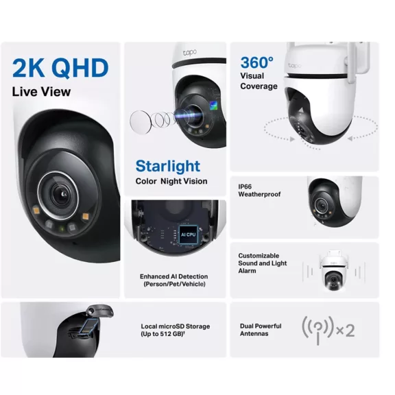 Tp-link TAPO C520WS biztonsági kamera