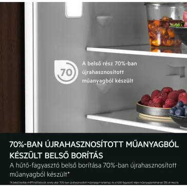 AEG TC7CS182ES Beépíthető alulfagyasztós hűtőszekrény