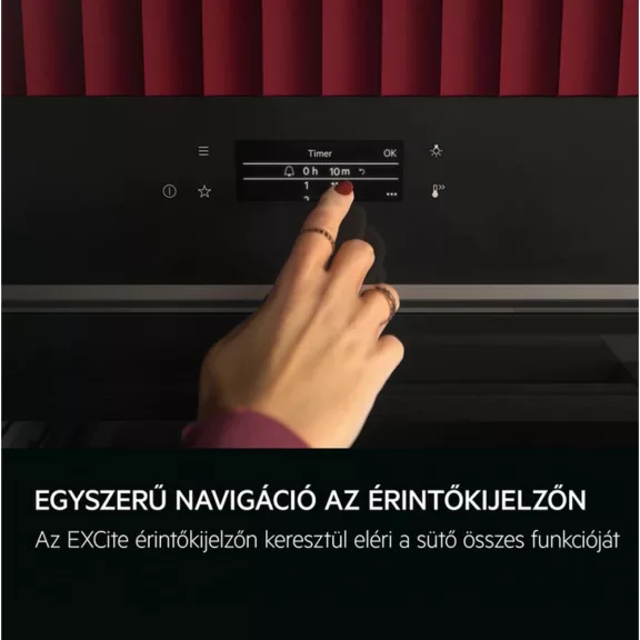 AEG TE7PB63ZAB MealAssist beépíthető sütő