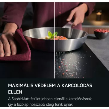   AEG TH84CC23CZ Beépíthető indukciós főzőlap beépített páraelszívóval 80 cm