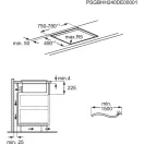 AEG TH84CC23CZ Beépíthető indukciós főzőlap beépített páraelszívóval 80 cm