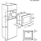 AEG TMS5G25IEM Beépíthető mikrohullámú sütő