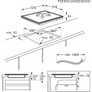AEG TO64IA0FXB Beépíthető indukciós főzőlap