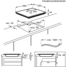 AEG TO64IC00FB Beépíthető indukciós főzőlap