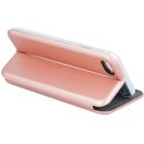 Apple iPhone 15 Pro Max, Oldalra nyíló tok, stand, Forcell Elegance, vörösarany