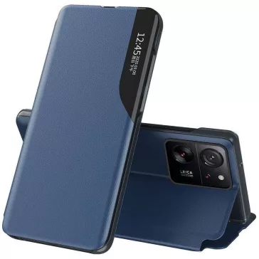   Samsung Galaxy A06 SM-A065F, Oldalra nyíló tok, stand, hívás mutatóval, Wooze FashionBook, kék
