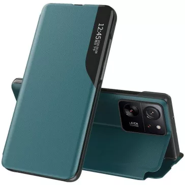   Samsung Galaxy A06 SM-A065F, Oldalra nyíló tok, stand, hívás mutatóval, Wooze FashionBook, zöld