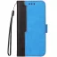 Samsung Galaxy A06 SM-A065F, Oldalra nyíló tok, stand, kártyatartóval, kézpánttal, Wooze Colour Wallet, kék