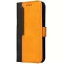 Samsung Galaxy A06 SM-A065F, Oldalra nyíló tok, stand, kártyatartóval, kézpánttal, Wooze Colour Wallet, narancssárga