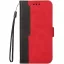 Samsung Galaxy A06 SM-A065F, Oldalra nyíló tok, stand, kártyatartóval, kézpánttal, Wooze Colour Wallet, piros