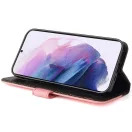 Samsung Galaxy A06 SM-A065F, Oldalra nyíló tok, stand, kártyatartóval, kézpánttal, Wooze Colour Wallet, rózsaszín