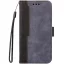 Samsung Galaxy A06 SM-A065F, Oldalra nyíló tok, stand, kártyatartóval, kézpánttal, Wooze Colour Wallet, szürke