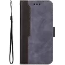 Samsung Galaxy A06 SM-A065F, Oldalra nyíló tok, stand, kártyatartóval, kézpánttal, Wooze Colour Wallet, szürke