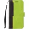 Samsung Galaxy A06 SM-A065F, Oldalra nyíló tok, stand, kártyatartóval, kézpánttal, Wooze Colour Wallet, zöld