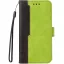 Samsung Galaxy A06 SM-A065F, Oldalra nyíló tok, stand, kártyatartóval, kézpánttal, Wooze Colour Wallet, zöld