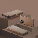 Samsung Galaxy A06 SM-A065F, Oldalra nyíló tok, stand, kártyatartóval, RFID technológiával, Wooze CaseME, barna