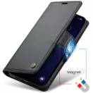 Samsung Galaxy A06 SM-A065F, Oldalra nyíló tok, stand, kártyatartóval, RFID technológiával, Wooze CaseME, fekete