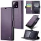 Samsung Galaxy A06 SM-A065F, Oldalra nyíló tok, stand, kártyatartóval, RFID technológiával, Wooze CaseME, lila