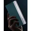 Samsung Galaxy A06 SM-A065F, Oldalra nyíló tok, stand, Wooze Silver Line, világoskék