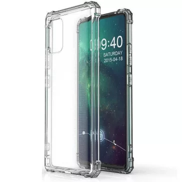   Samsung Galaxy A06 SM-A065F, Szilikon tok, légpárnás sarok, Wooze Silicone Armor, átlátszó