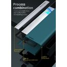 Xiaomi 14T Pro, Oldalra nyíló tok, stand, Wooze Silver Line, rózsaszín