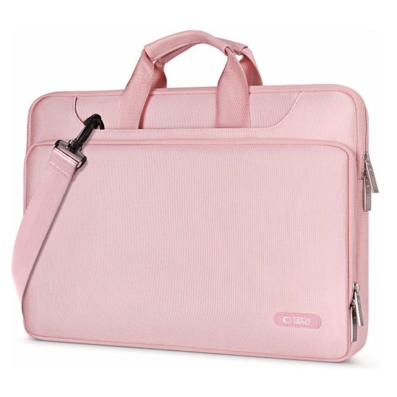 Laptop táska, 15 - 16" készülékhez, vállpánttal, TP Pocket Bag, rózsaszín