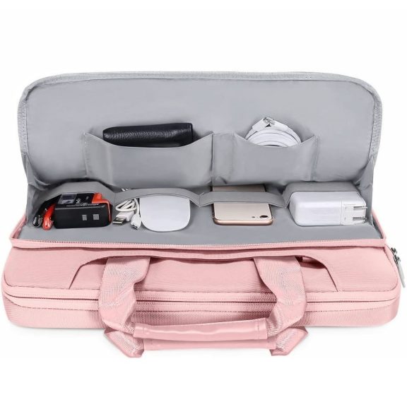 Laptop táska, 15 - 16" készülékhez, vállpánttal, TP Pocket Bag, rózsaszín