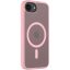 Apple iPhone 16e / 17e, Műanyag hátlap védőtok + szilikon keret, közepesen ütésálló, Magsafe kompatibilis, Tactical MagForce Hyperstealth, áttetsző/rózsaszín