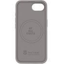 Apple iPhone 16e / 17e, Szilikon tok, mikrofiber plüss belső, Magsafe kompatibilis, Tactical MagForce Velvet Smoothie, világosszürke