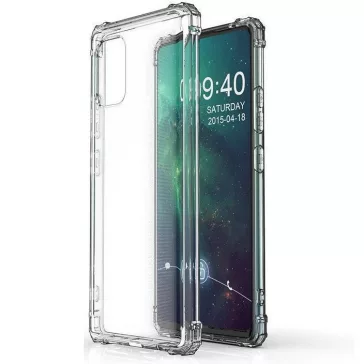   Samsung Galaxy A36 5G SM-A366B, Szilikon tok, légpárnás sarok, Wooze Silicone Armor, átlátszó