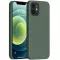 Samsung Galaxy A36 5G SM-A366B, Szilikon tok, Wooze Liquid Silica Gel, sötétzöld