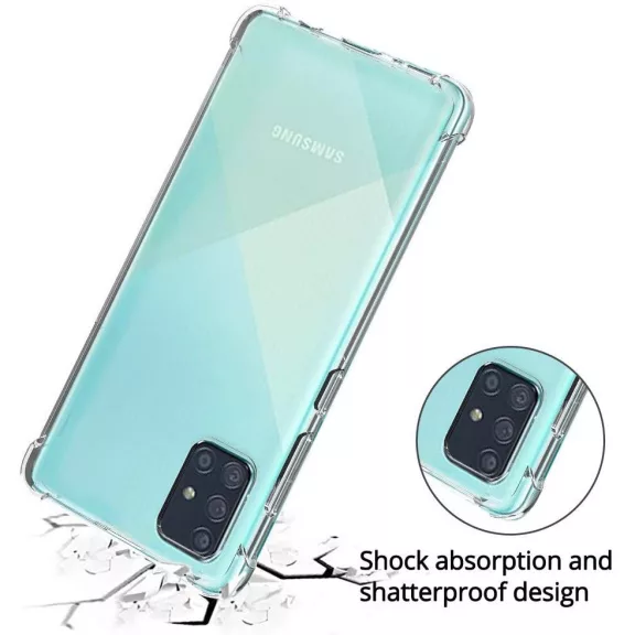 Samsung Galaxy A56 5G SM-A566B, Szilikon tok, légpárnás sarok, Wooze Silicone Armor, átlátszó
