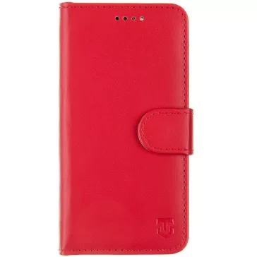   Samsung Galaxy A26 5G SM-A266B, Oldalra nyíló tok, stand, kártyatartóval, csatos, Tactical Field Notes, piros