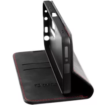   Samsung Galaxy A26 5G SM-A266B, Oldalra nyíló tok, stand, kártyatartóval, Tactical Xproof, fekete