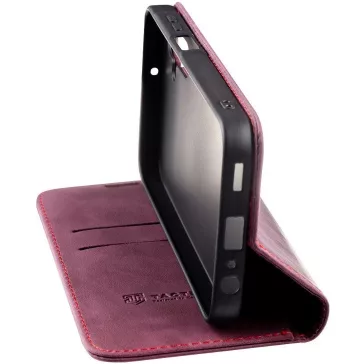   Samsung Galaxy A26 5G SM-A266B, Oldalra nyíló tok, stand, kártyatartóval, Tactical Xproof, piros