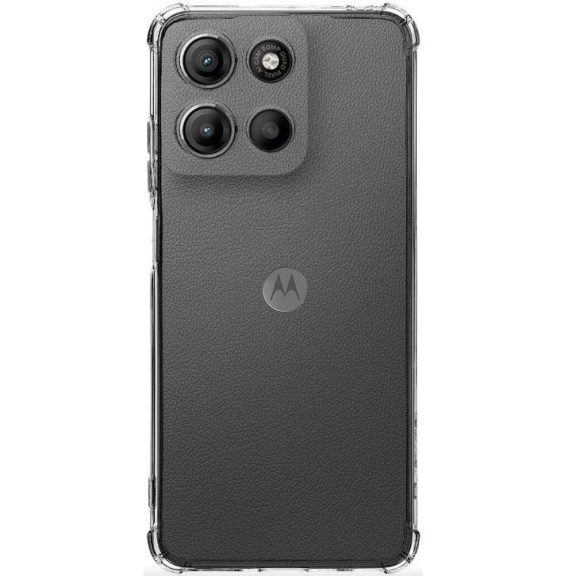 Motorola Moto G15, Szilikon tok, légpárnás sarok, Tactical TPU Plyo, átlátszó