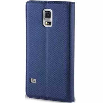   Samsung Galaxy A15 4G / A15 5G SM-A155F / A156B, Oldalra nyíló tok, stand, Smart Magnet, sötétkék