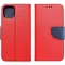 Samsung Galaxy A15 4G / A15 5G SM-A155F / A156B, Oldalra nyíló tok, stand, Fancy Book, piros