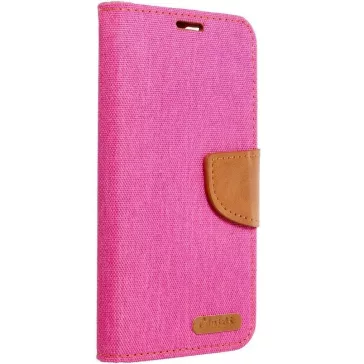   Samsung Galaxy A15 4G / A15 5G SM-A155F / A156B, Oldalra nyíló tok, stand, Canvas Book, rózsaszín