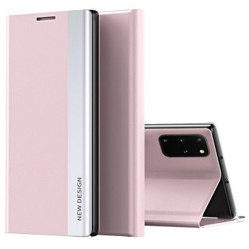   Xiaomi Redmi K70 / K70 Pro / Poco F6 Pro, Oldalra nyíló tok, stand, Wooze Silver Line, rózsaszín