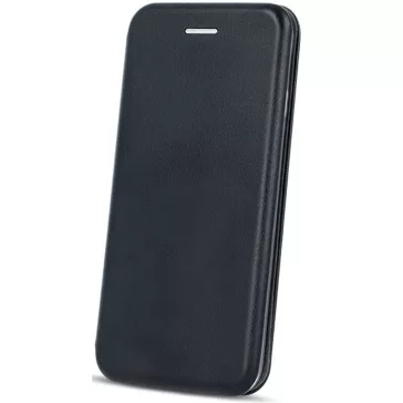   Samsung Galaxy A15 4G / A15 5G SM-A155F / A156B, Oldalra nyíló tok, stand, Forcell Elegance, fekete