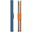Samsung Galaxy A25 5G SM-A256B, Oldalra nyíló tok, stand, Canvas Book, sötétkék